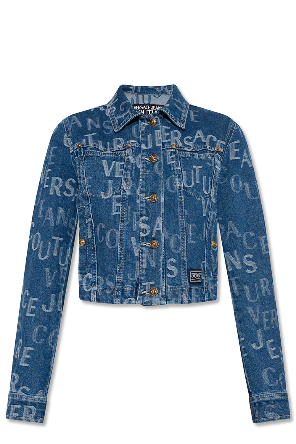 Versace logomania clearance denim jacket